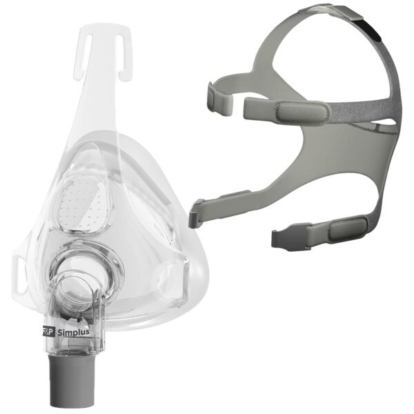 Simplus Mask Frame Next to Headgear